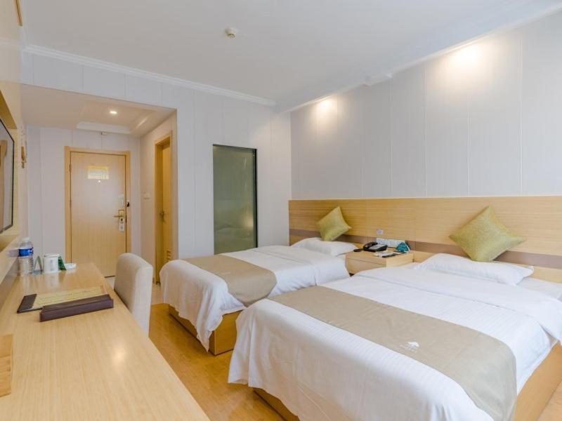 Greentree Inn Anhui Hefei High-Speed Railway South Station Baohe Avenue Government Business Hotel Extérieur photo